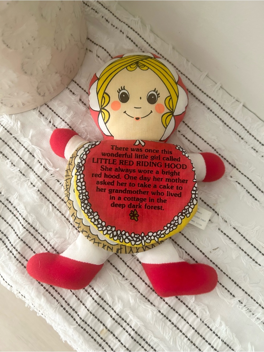 Vintage 1978 Little Red Riding Hood Flip & Tell Storybook Doll Gerber
